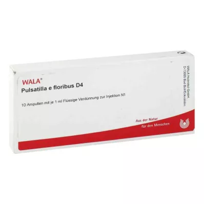PULSATILLA E floribus D 4 fiole, 10X1 ml