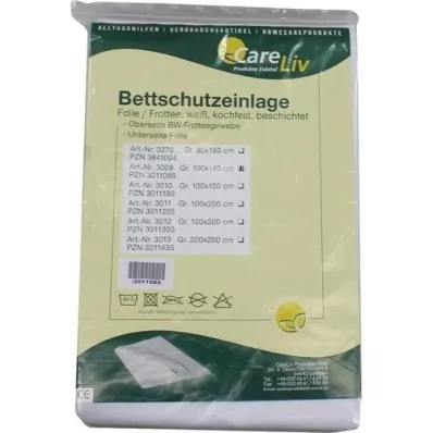 BETTSCHUTZEINLAGE Frottéark 100x140 cm, 1 stk