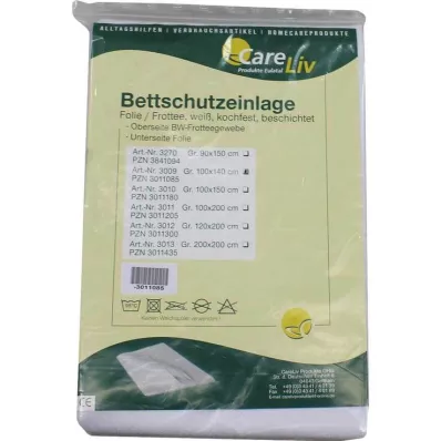 BETTSCHUTZEINLAGE Frottéark 100x140 cm, 1 stk
