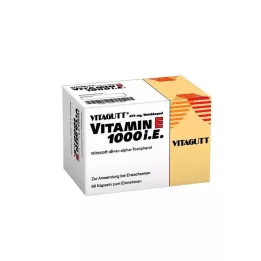 VITAGUTT E-vitamin 1000 bløde kapsler, 60 stk