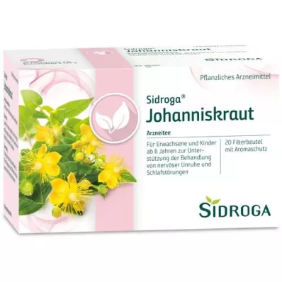 SIDROGA Filterpose til perikon-te, 20X1,75 g