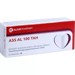 ASS AL 100 TAH tabletter, 50 stk
