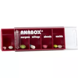 ANABOX Dagboks rød, 1 stk