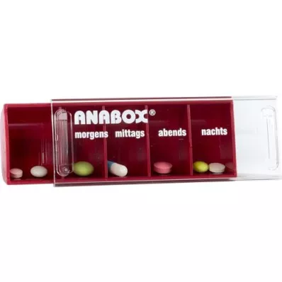 ANABOX Dagboks rød, 1 stk