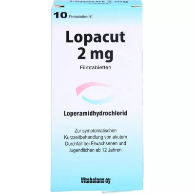 LOPACUT 2 mg comprimate filmate, 10 buc