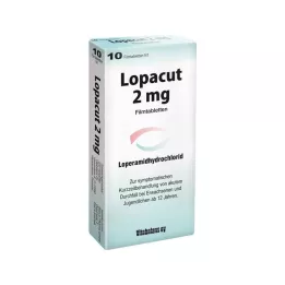 LOPACUT 2 mg comprimate filmate, 10 buc