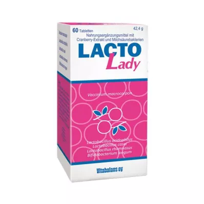 LACTOLADY Tabletter, 60 stk