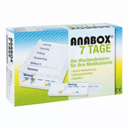 ANABOX 7-dages ugebladsdispenser hvid, 1 stk