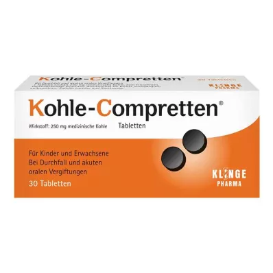 KOHLE Compretten tabletter, 30 stk KOHLE Compretten tabletter, 30 stk