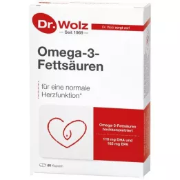 OMEGA-3 fedtsyrer 500 mg/60% kapsler, 60 stk