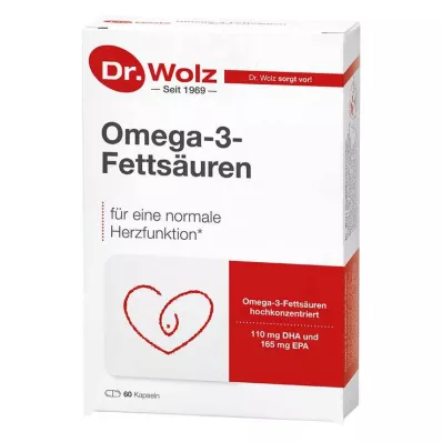 OMEGA-3 fedtsyrer 500 mg/60% kapsler, 60 stk