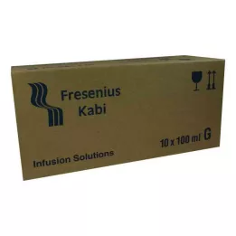 NATRIUMHYDROGENCARBONAT 8,4% glasinfusionsopløsning, 10X100 ml