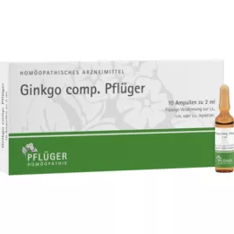 GINKGO COMP.Pflüger-ampuller, 10 stk