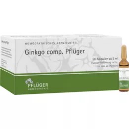 GINKGO COMP.Pflüger-ampuller, 50 stk