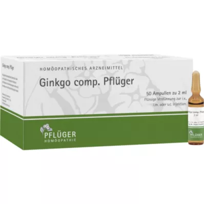 GINKGO COMP.Pflüger-ampuller, 50 stk