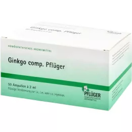 GINKGO COMP.Pflüger-ampuller, 50 stk