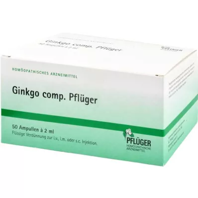 GINKGO COMP.Pflüger-ampuller, 50 stk