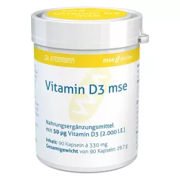 VITAMIN D3 MSE kapsler, 90 kapsler