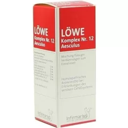 LÖWE KOMPLEX No.12 Aesculus-dråber, 50 ml