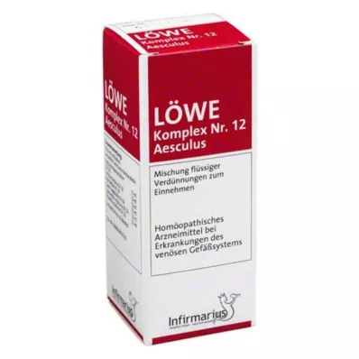 LÖWE KOMPLEX No.12 Aesculus-dråber, 50 ml