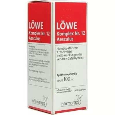 LÖWE KOMPLEX No.12 Aesculus dråber, 100 ml