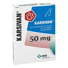 KARSIVAN 50 filmovertrukne tabletter til hunde, 60 stk