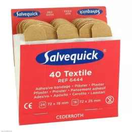 SALVEQUICK Gipsstrimler elastisk refill 6444, 40 stk