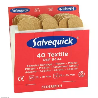 SALVEQUICK Gipsstrimler elastisk refill 6444, 40 stk