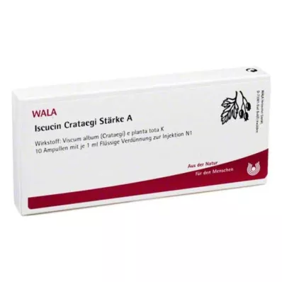 ISCUCIN crataegi stivelse A ampuller, 10X1 ml