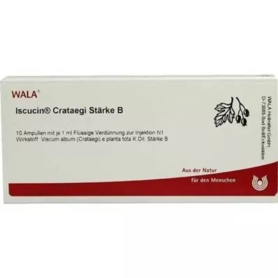 ISCUCIN crataegi stivelse B ampuller, 10X1 ml