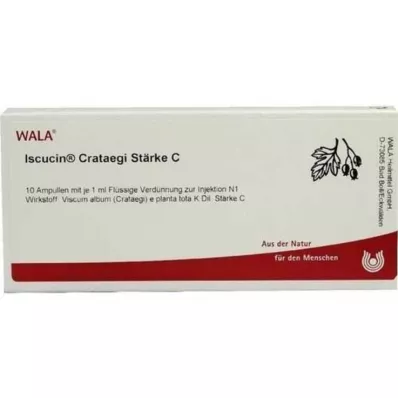 ISCUCIN crataegi stivelse C ampuller, 10X1 ml