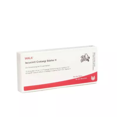 ISCUCIN crataegi stivelse H ampuller, 10X1 ml