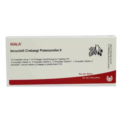 ISCUCIN crataegi potensserie II Ampuller, 10X1 ml