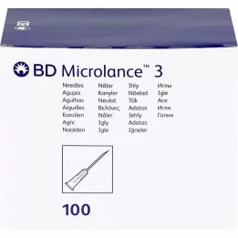 BD MICROLANCE Kanyle 23 G 1 1/4 0,6x30 mm, 100 stk