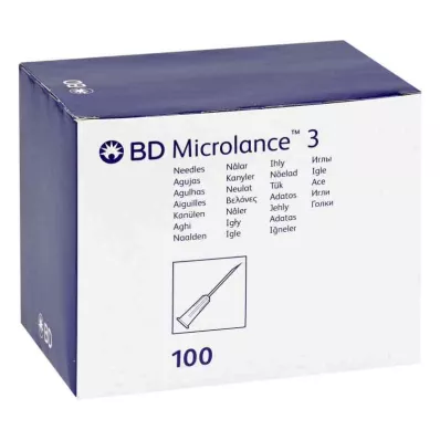 BD MICROLANCE Kanyle 23 G 1 1/4 0,6x30 mm, 100 stk