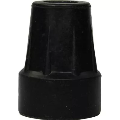 KRÜCKENKAPSEL 18/19 mm sorte stålindsatser, 1 stk