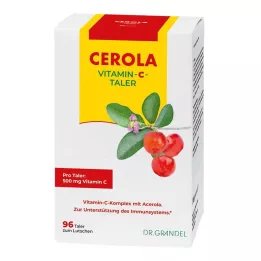 CEROLA C-vitamin Taler Grandel, 96 stk