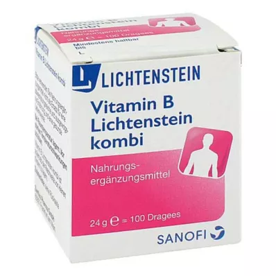 VITAMIN B LICHTENSTEIN Comprimate acoperite combinate, 100 buc