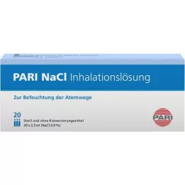PARI NaCl-inhalationsopløsning, ampuller, 20X2,5 ml