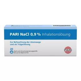PARI NaCl-inhalationsopløsning, ampuller, 20X2,5 ml