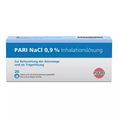 PARI NaCl-inhalationsopløsning, ampuller, 20X2,5 ml