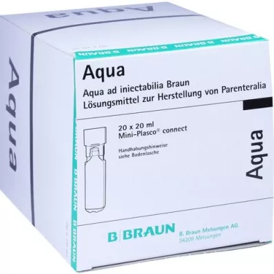 AQUA AD injectabilia Miniplasco connect Inj.-Lsg., 20X20 ml