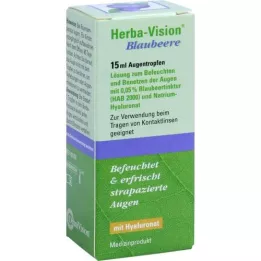 HERBA-VISION Øjendråber med blåbær, 15 ml