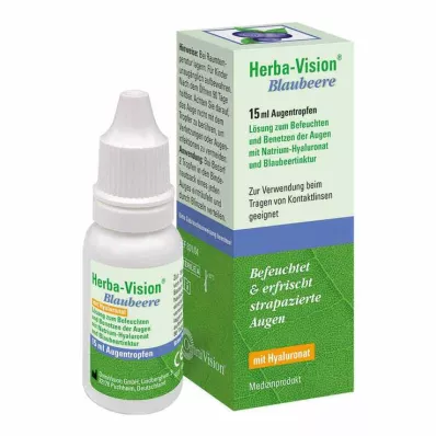 HERBA-VISION Øjendråber med blåbær, 15 ml