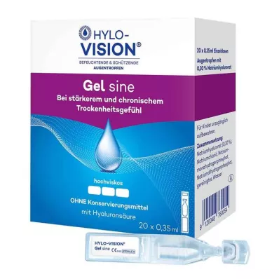HYLO-VISION Gel sine enkeltdosis-pipetter, 20X0,35 ml