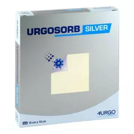 URGOSORB Sølv 10x10 cm kompresser, 10 stk