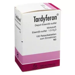 TARDYFERON Tabletter med forlænget udløsning, 100 stk
