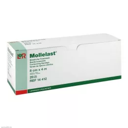 MOLLELAST Bandager 8 cmx4 m pakket enkeltvis, 20 stk