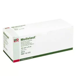 MOLLELAST Bandager 10 cmx4 m pakket enkeltvis, 20 stk