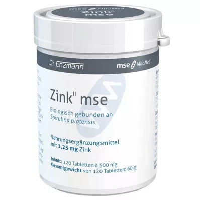 ZINK II MSE 1,25 mg tabletter, 120 stk